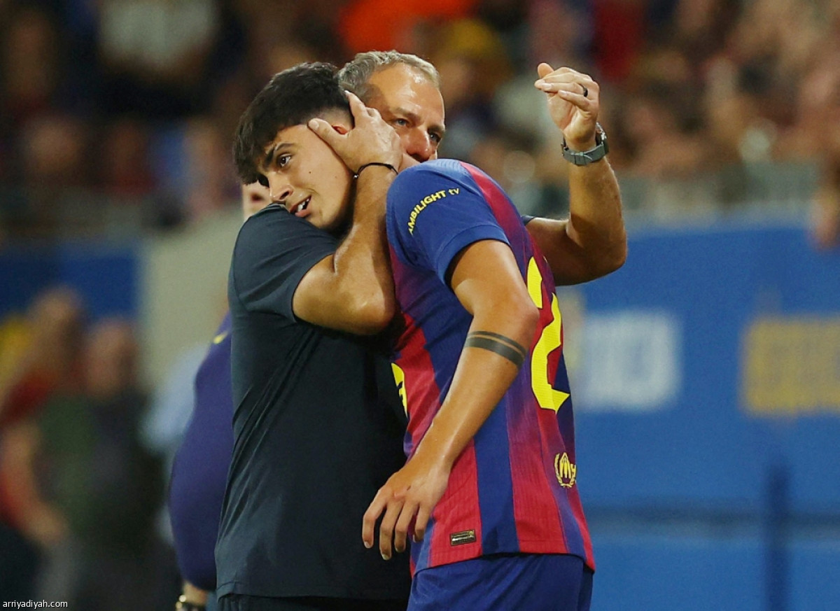 البارسا ينهض بسداسية